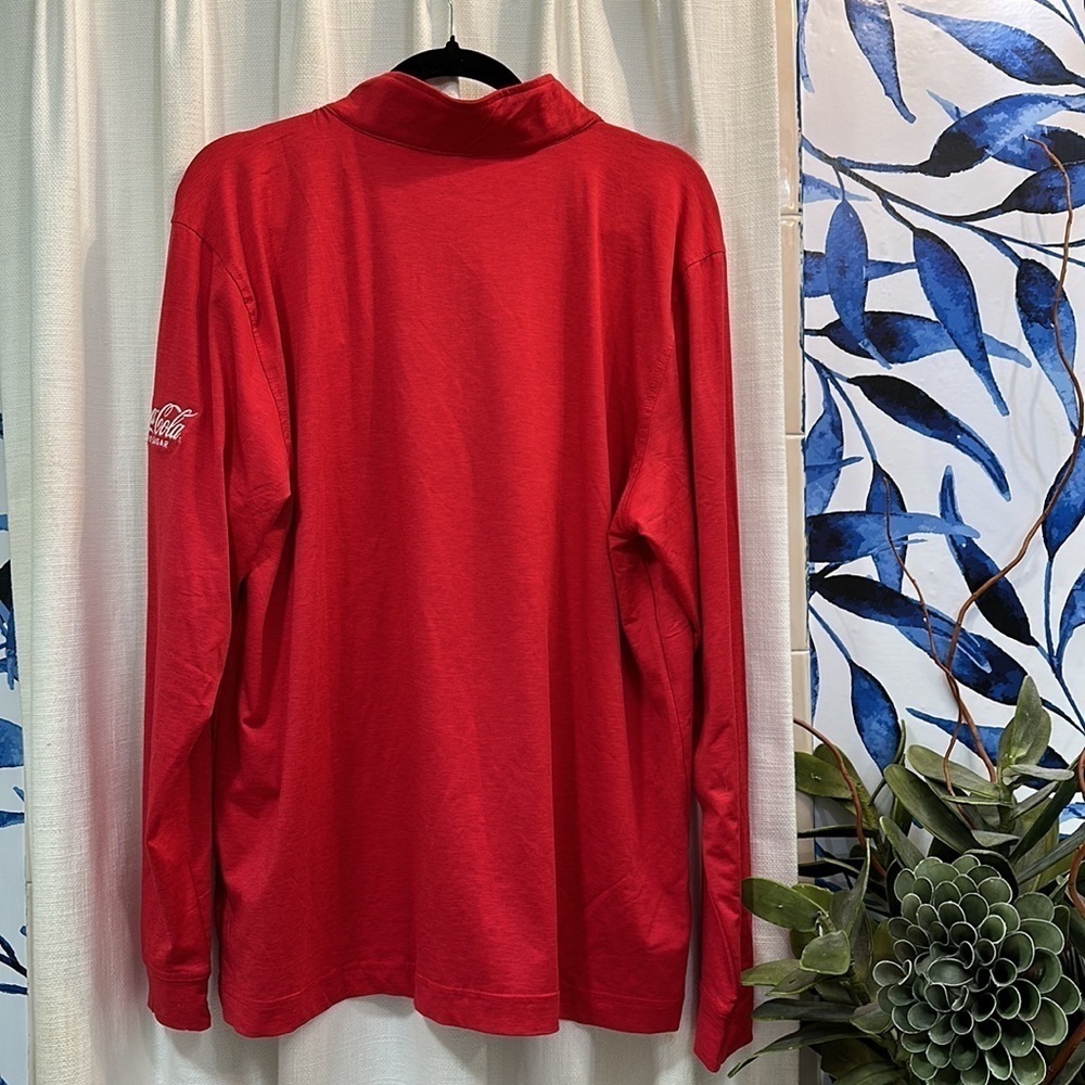 NWT Men’s Vansport Boston Red Sox Antigua Red Tribute Quarter-Zip Pullover Top L - Picture 6 of 7